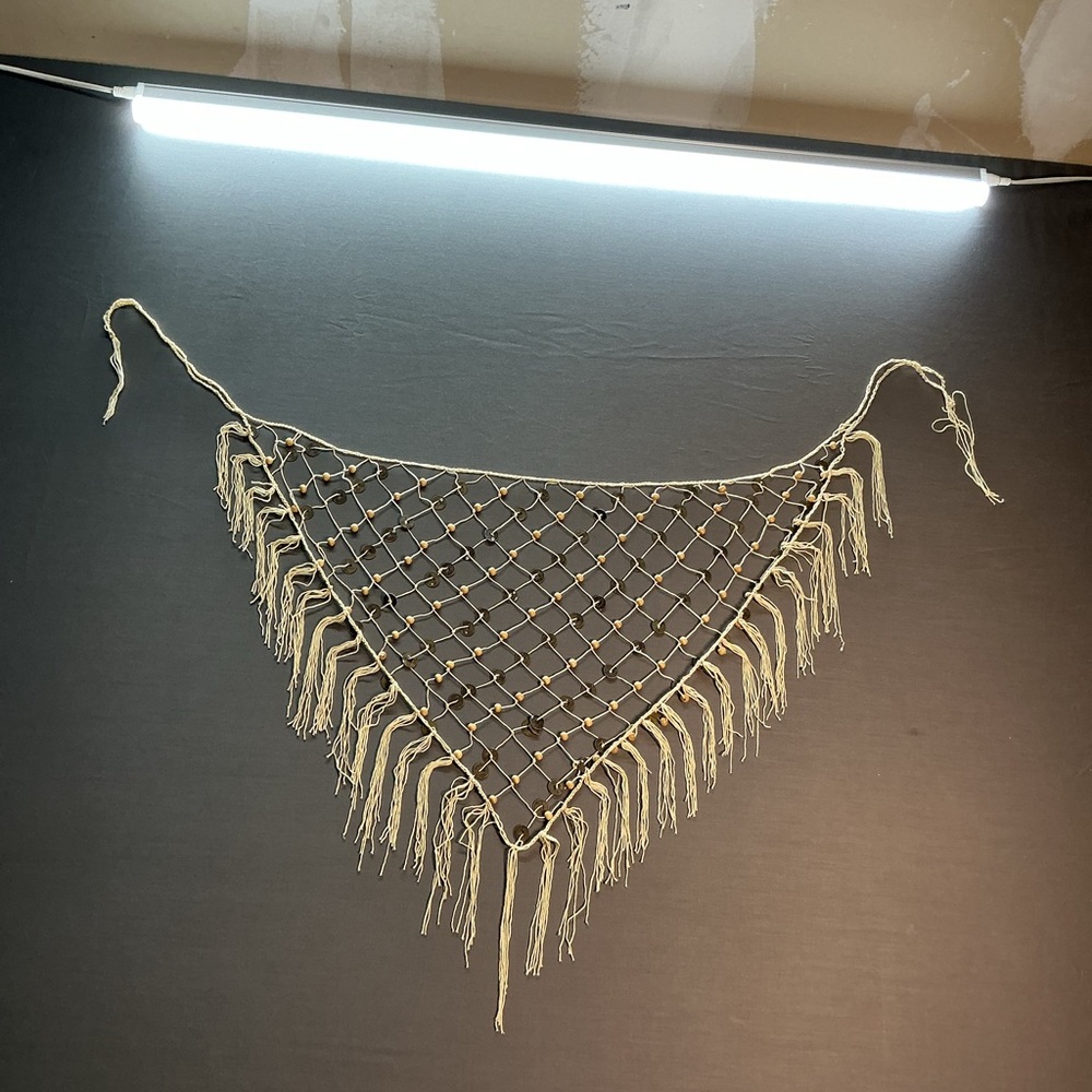 Chic Cream Fringe Wrap